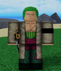 HOW TO MAKE RORONOA ZORO (TIME SKIP) IN ROBLOX 