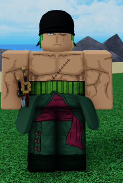 HOW TO MAKE RORONOA ZORO (TIME SKIP) IN ROBLOX 