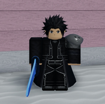 Kirito's 5th skin, which is Kirito's outfit after buying new equipment in ALfheim Online.