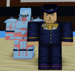 Josuke Higashikata Diamond Is Unbreakable Anime Battle Arena Aba Wiki Fandom - josuke part 8 roblox