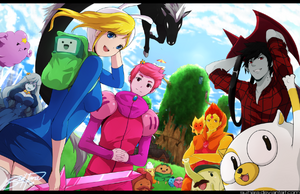 Genderbent adventure time by suihara-d67ncf2
