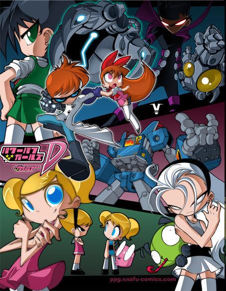 Download The Powerpuff Girls Z Anime Wallpaper | Wallpapers.com