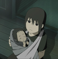 Infant Sasuke and Itachi