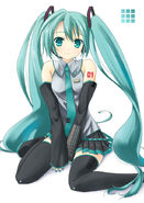 Miku's fade out photo