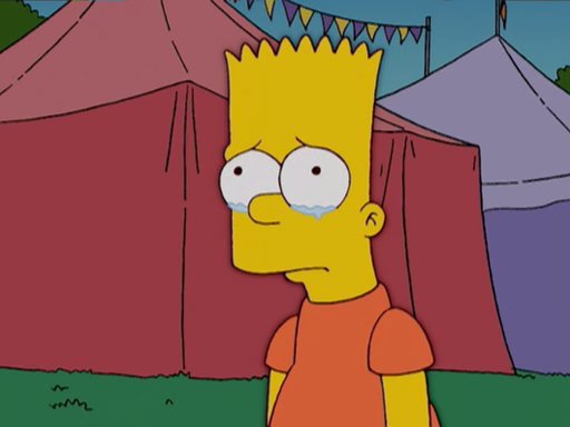 Bart Simpson Sad - Colaboratory