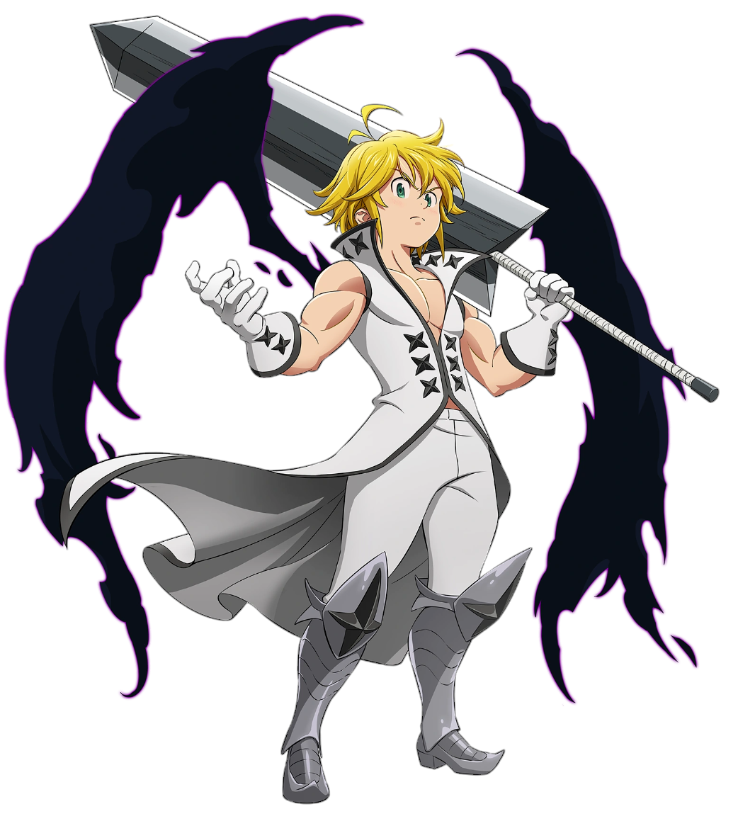 Meliodas volta ao normal e absorve a forma do rei dos demônios