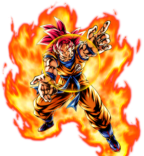 Goku SSJ God (Universo 7)  Goku super saiyan god, Goku super