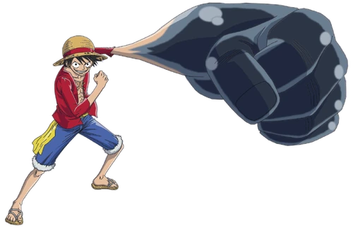 Lexica - Monkey d.luffy lutando contra naruto uzumaki em um rio