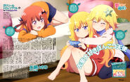 Gabriel, Satania, and Tapris (Newtype March 2017)