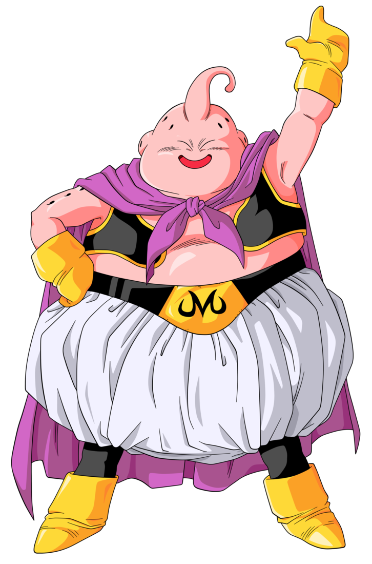 Fat Buu, how strong his he?  Majin boo, Majin boo gordo, Personajes de dragon  ball