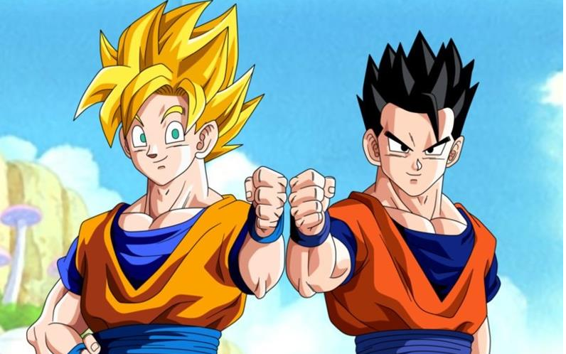 dragon ball z goku and gohan together