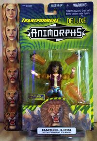 Transformers rachel lion on card front