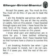 Elfangor animorphs alliance handbook bio