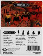 Marco's ID card produced by Antioch Publishing, where his dad is named 'Jeremy'