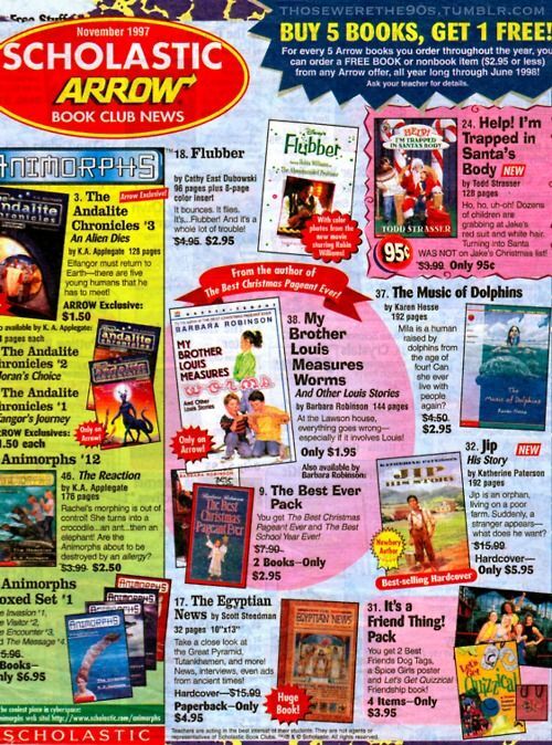 Scholastic Book Orders, Seerowpedia