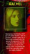 Rachel's bio from an Australian VHS limited edition poster