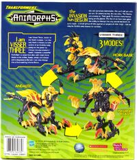 Visser three ultra inferno beast hork bajir in box back