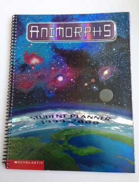 Animorphs student planner cover