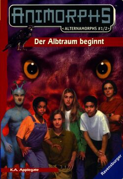 Alternamorphs 1 and 2 german front cover der albtraum beginnt first journey.jpg