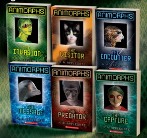 Animorphs relaunch covers 1-6