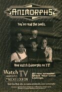 Watch Animorphs on TV ad from book 33