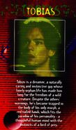 Tobias's bio from an Australian VHS limited edition poster