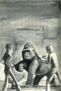 Japanese illustration; The Predator