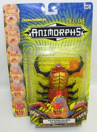 Transformers taxxon alien on card english front