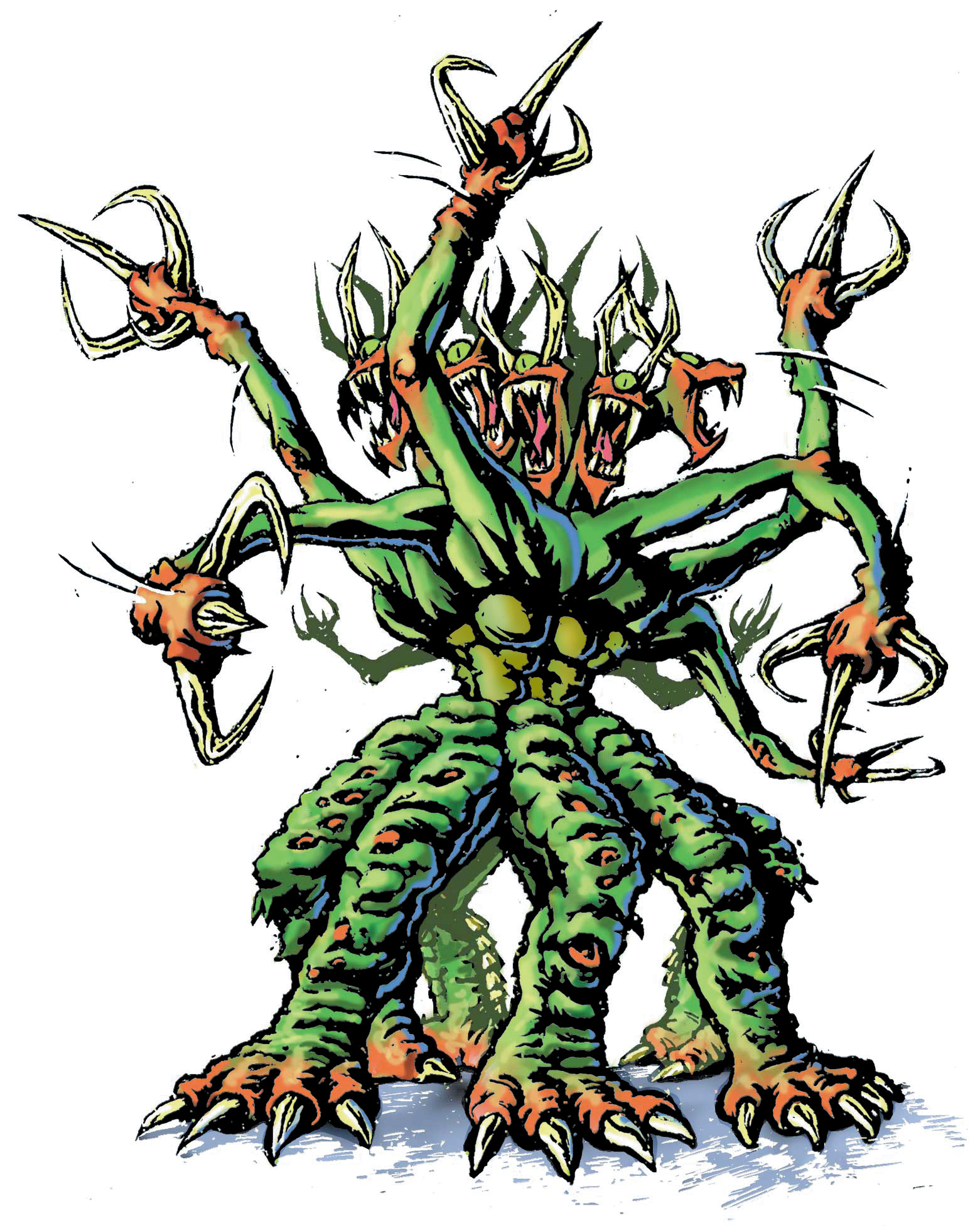 CREATURE CREATURE「PSYCHETELOS」 Unnamed Creature with Eight Heads and Eight Legs