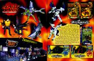 Animorphs transformers and Beast Wars transformers at the 1999 toy fair featured in Tomart's Action Figure Digest #63