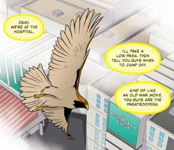 Tobias arrives at the 