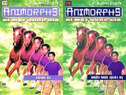 Animorphs 14 the unknown Bí mật quốc gia vietnamese covers books 27 and 28