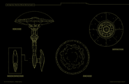 The schematics of an Andalite Dome ship.