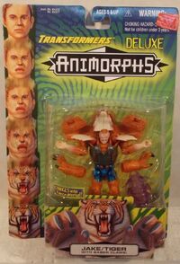 Transformers jake tiger on card front