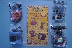 Taco Bell toys and bag 1998