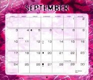 10 2000 calendar September month