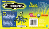 Transformers mega ax scorpion in box back