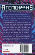 Animorphs 28 the experiment UK back cover