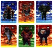 The invasion game all 6 animal morph cards