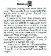 Cassie animorphs alliance handbook bio