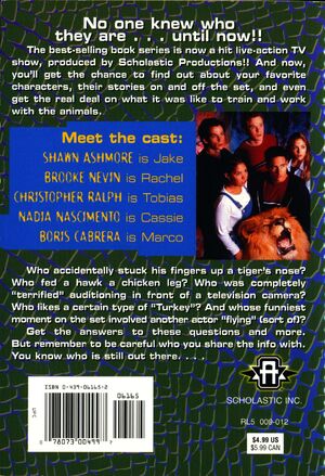 Meet the stars of the animorphs back cover