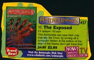 Animorphs 27 the exposed book orders ad
