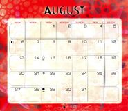 9 2000 calendar August month