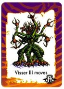 Visser Three eight headed creature invasion game card