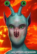 Ax from the inside cover of In the Time of Dinosaurs