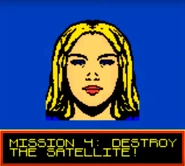 Mission 4: Destroy the Satellite where you play as Rachel