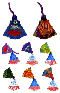 Animorphs kfc toy thought speak revealer front back inside