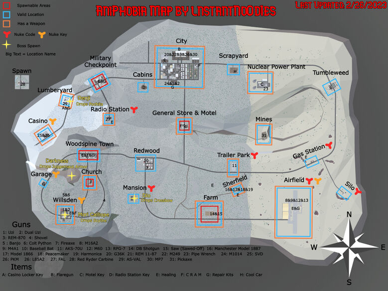 Map AniPhobia Overhaul Wiki Fandom