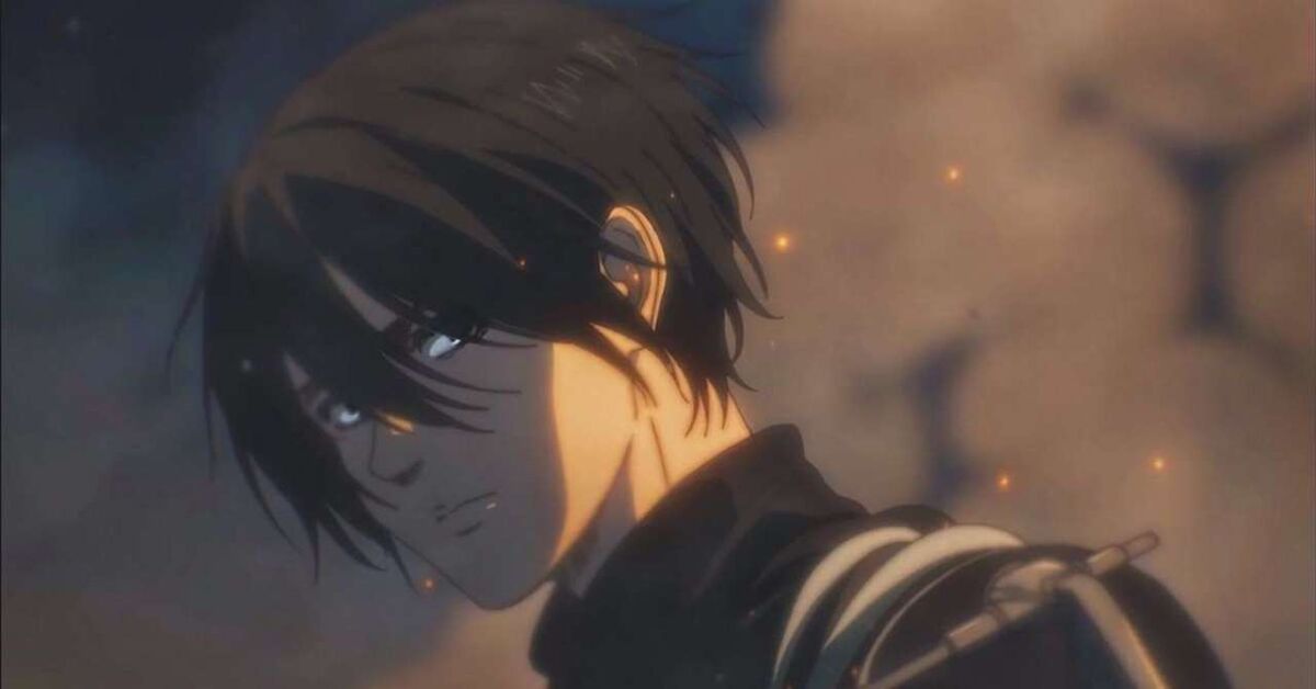 mikasa ackerman, eren yeager, titan, and rogue titan (shingeki no