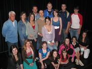 The full 2009 cast the first day of rehearsals, June 13, 2009.